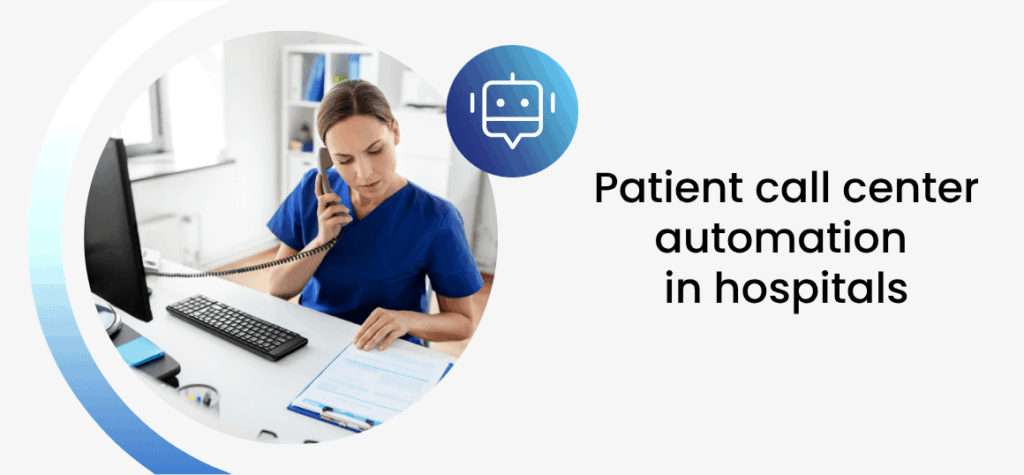 Patient call center automation in hospitals
