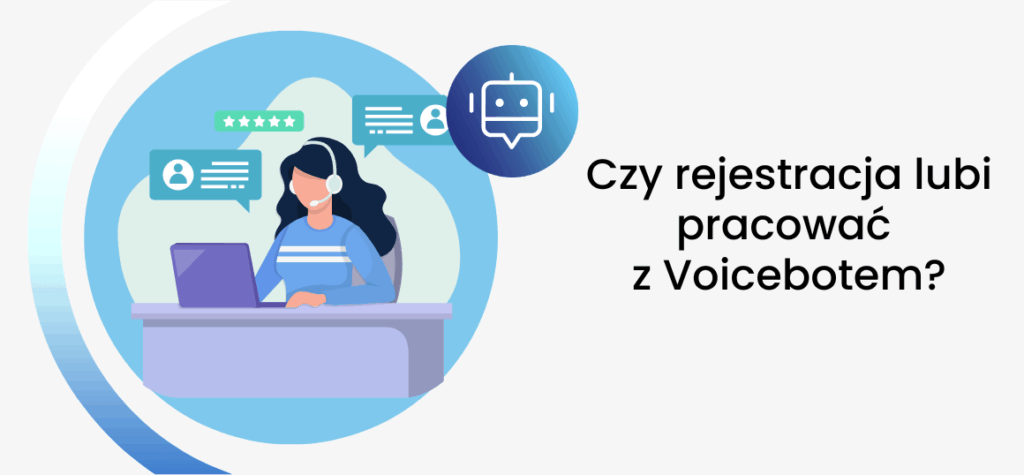 Czy rejestracja lubi pracować z Voicebotem?